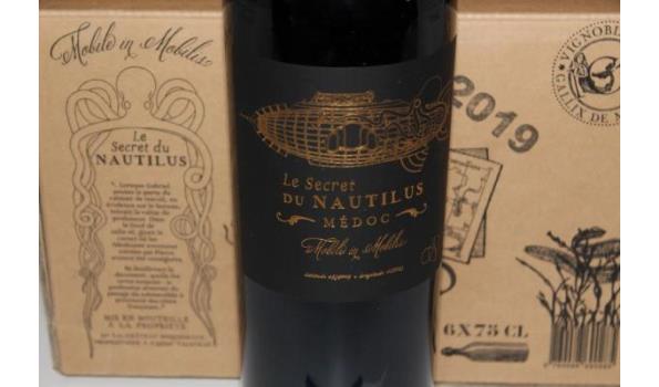 12 flessen à 75cl rode wijn Nautilus, Médoc, 2019